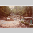 Completed pool with waterfall (ddr-densho-377-2579)