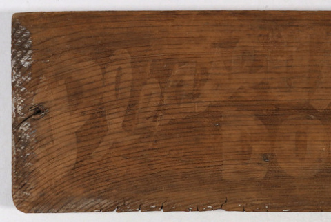 Wood Sign (ddr-densho-477-2)