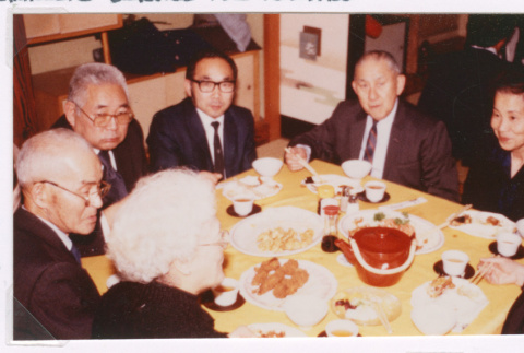 Dinner after Yoshiko Nakahara's funeral (ddr-densho-477-566)