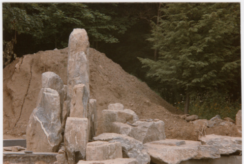 Rock feature under construction (ddr-densho-377-1928)