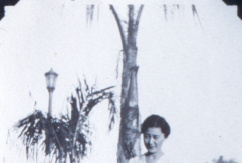 Woman on sidewalk (ddr-densho-1007-618)