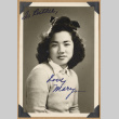 Portrait of Mary with a bow (ddr-densho-542-278)