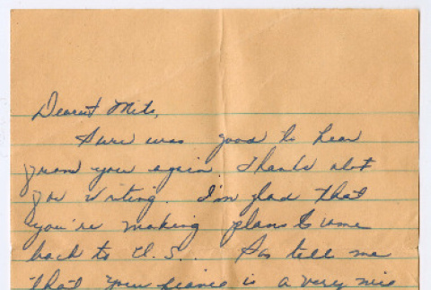 Letter from Lily Uemura to Mitsuye Takemiya (ddr-densho-550-6)