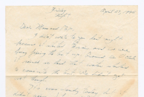 Letter from Tadashi Ishida to Mr. & Mrs. Y Ishida (ddr-densho-535-177)
