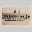 Group photo outside barracks (ddr-densho-466-229)