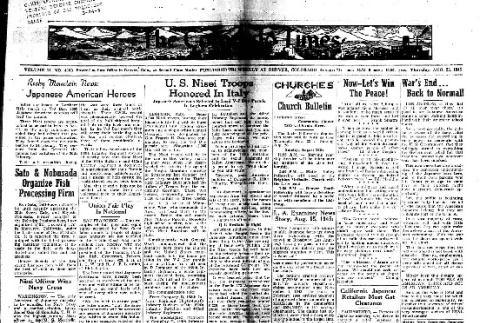 Colorado Times Vol. 31, No. 4353 (August 23, 1945) (ddr-densho-150-65)