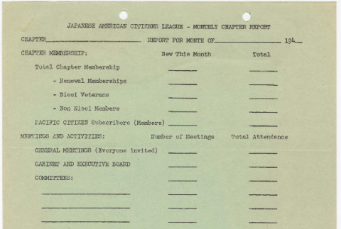 JACL Montly Chapter Report form (ddr-sjacl-1-48)