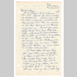 [ Letter to Mrs. Whitney from Louise Fukuda | November 23, 1942 ] (ddr-janm-22-79)