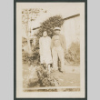 three kids in yard (ddr-densho-378-427)