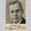 Newspaper clipping regarding Joseph B. Eastman (ddr-njpa-1-265)