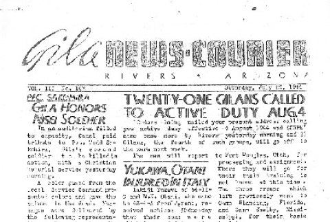 Gila News-Courier Vol. III No. 147 (July 29, 1944) (ddr-densho-141-303)