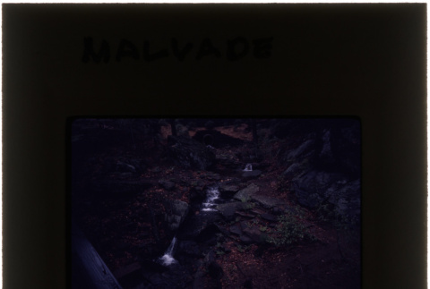 Waterfall at the Malavade project (ddr-densho-377-795)
