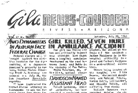 Gila News-Courier Vol. IV No. 60 (July 28, 1945) (ddr-densho-141-419)