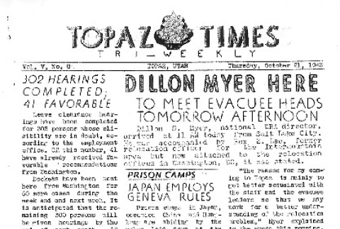 Topaz Times Vol. V No. 8 (October 21, 1943) (ddr-densho-142-227)