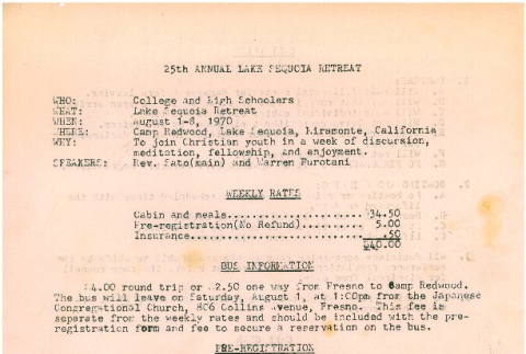 1970 Lake Sequoia Retreat registration form (ddr-densho-336-186)