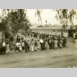 Incarcerees in a lunch line at Santa Anita Assembly Center (ddr-densho-22-441)