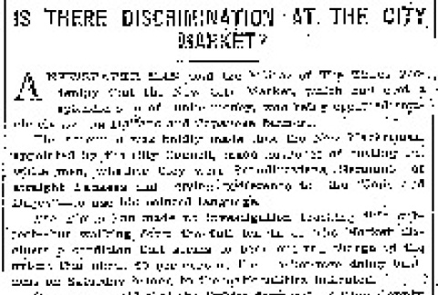 Is There Discrimination at the City Market? (September 24, 1911) (ddr-densho-56-207)