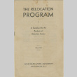 Relocation program: a guidebook for the residents of relocation centers (ddr-csujad-7-23)