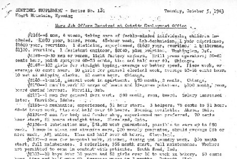 Heart Mountain Sentinel Supplement Series 131 (October 5, 1943) (ddr-densho-97-354)