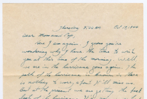 Letter from Tadashi Ishida to Mr. & Mrs. Y Ishida (ddr-densho-535-44)