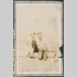 Couple with dog (ddr-densho-523-60)