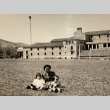 Yoshi, Janet, and a friend at the University of Colorado (ddr-densho-381-186)