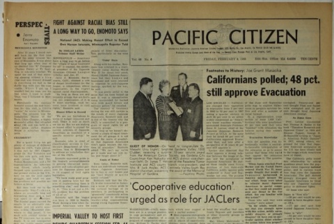Pacific Citizen, Vol. 66, No. 6 (February 9, 1968) (ddr-pc-40-6)