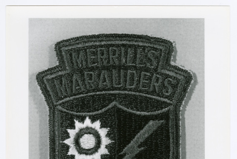 Merrill's Marauders patch (ddr-densho-1007-374)