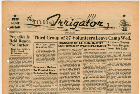 Minidoka Irrigator Vol. III No. 12 (May 15, 1943) (ddr-densho-119-179)