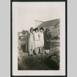 4 women in a yard (ddr-densho-378-378)