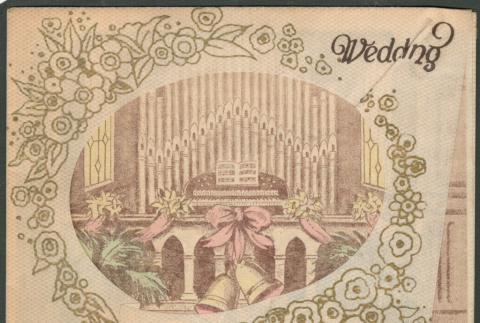 Wedding congratulations card from Annie Tsurusaki (ddr-densho-316-144)