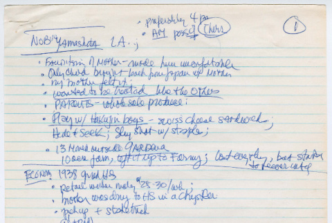 Nobuo (Nob) Yamashita interview notes (ddr-densho-1007-975)