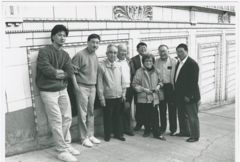 In front of Japanese American Citizens League building (ddr-densho-10-230)
