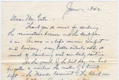 Letter from Ishi Morishita to Mrs. Charles Gates (ddr-densho-211-2)
