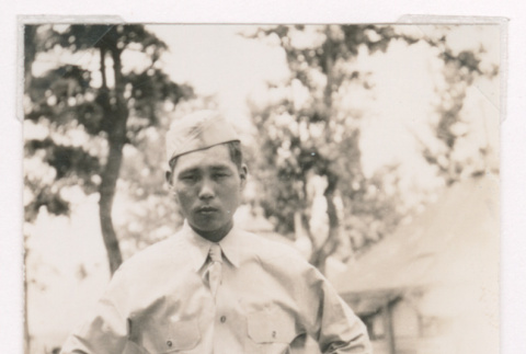 Takeo Isoshima in uniform (ddr-densho-477-141)