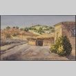 Painting of an adobe house (ddr-manz-2-32)