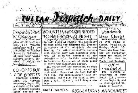 Tulean Dispatch Vol. 6 No. 48 (September 11, 1943) (ddr-densho-65-400)