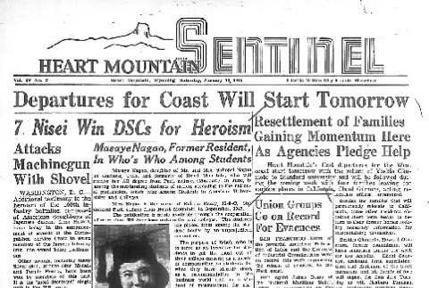 Heart Mountain Sentinel Vol. IV No. 3 (January 13, 1945) (ddr-densho-97-215)