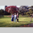 Linda, Tom, and Amy Kubota in the Garden (ddr-densho-354-423)