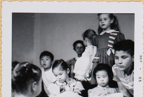 Group of children at birthday party (ddr-densho-522-336)