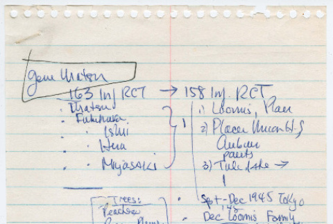 Harry S. Iida interview notes (ddr-densho-1007-947)