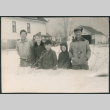 Five boys in deep snow (ddr-densho-523-231)