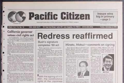 Pacific Citizen, Vol. 115, No. 10 (October 2, 1992) (ddr-pc-64-35)