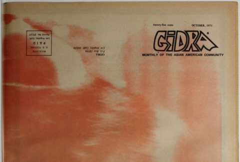 Gidra, Vol. III, No. 10 (October 1971) (ddr-densho-297-30)