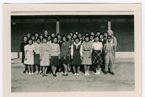 Large group of young adults (ddr-densho-475-195)