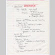 George Kanegai interview notes (ddr-densho-1007-916)
