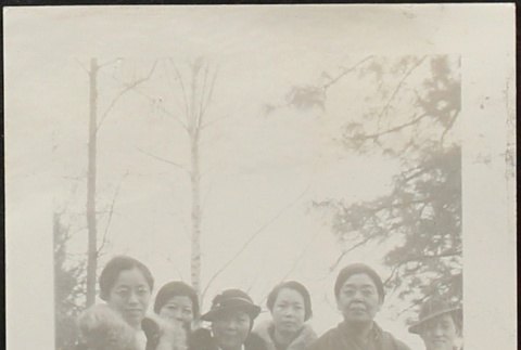Group of Issei women with reverend (ddr-densho-259-226)