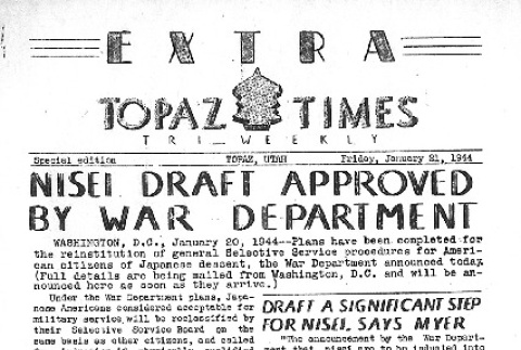Topaz Times Vol. VI No. 8 (January 22, 1944) (ddr-densho-142-264)