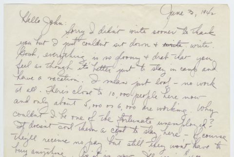Letter from David Miyamoto to John Bonomi (ddr-janm-21-4)