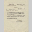 Memo from Thomas H. Murfin, American Vice Consul, to Masako Adachi, October 11, 1950 (ddr-csujad-55-2256)